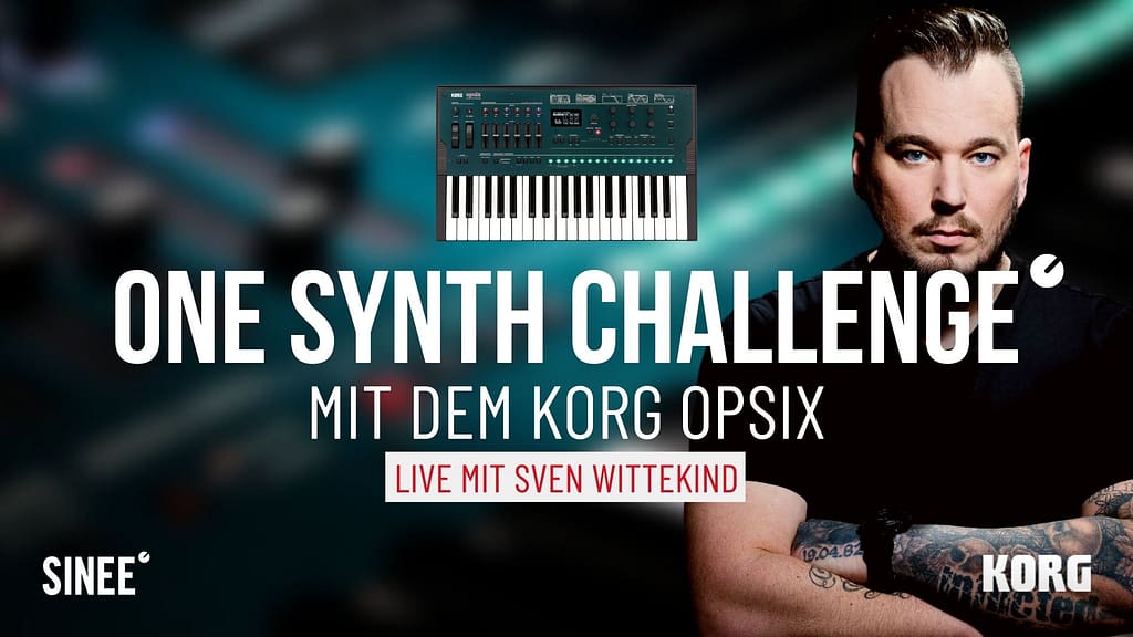 One Synth Challenge #4 - Live Producing mit Sven Wittekind & dem OPSIX von Korg 1