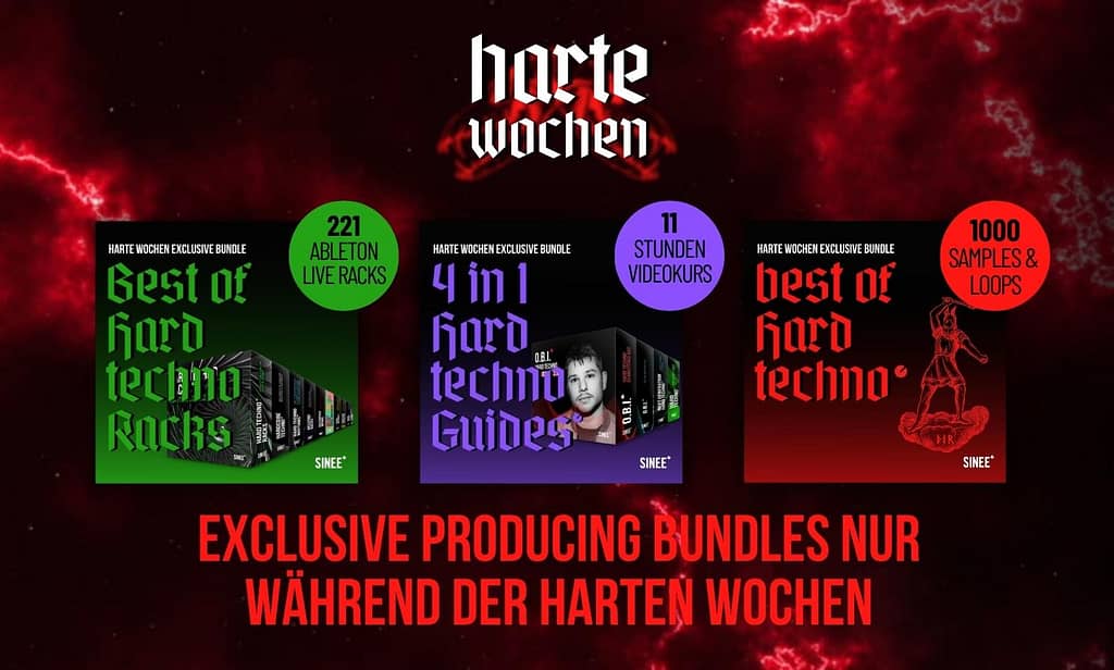 Harte Wochen auf SINEE.de! Bis zu 90 % Rabatt, exklusive Bundles & neue Hard Techno Samples! 2