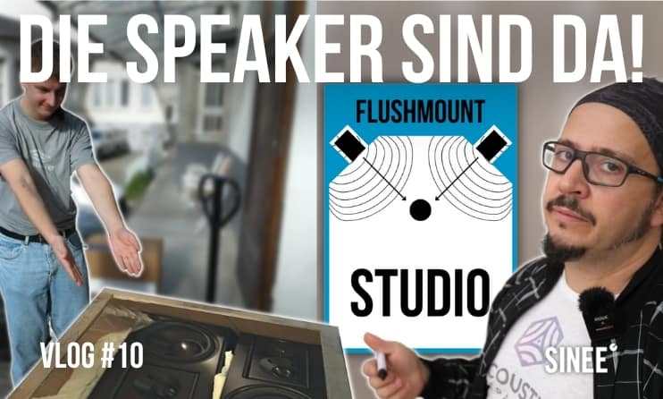 Flush Mount Planung im Studio – Studio Boxen in der Wand für den perfekten Sound | Tonstudio Vlog 10
