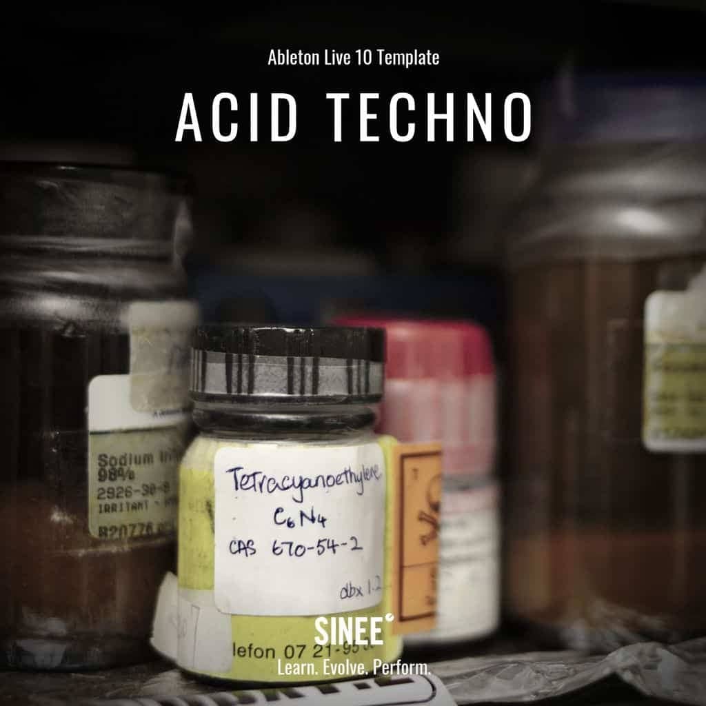 Product Cover - Acid Techno Template