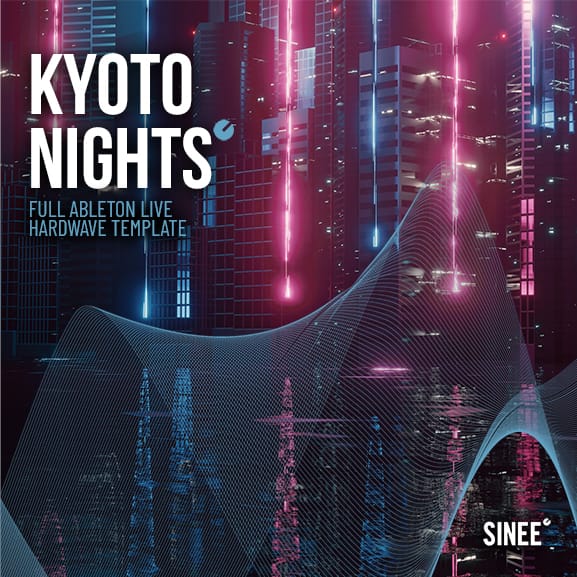 hardwave template cover kyoto nights