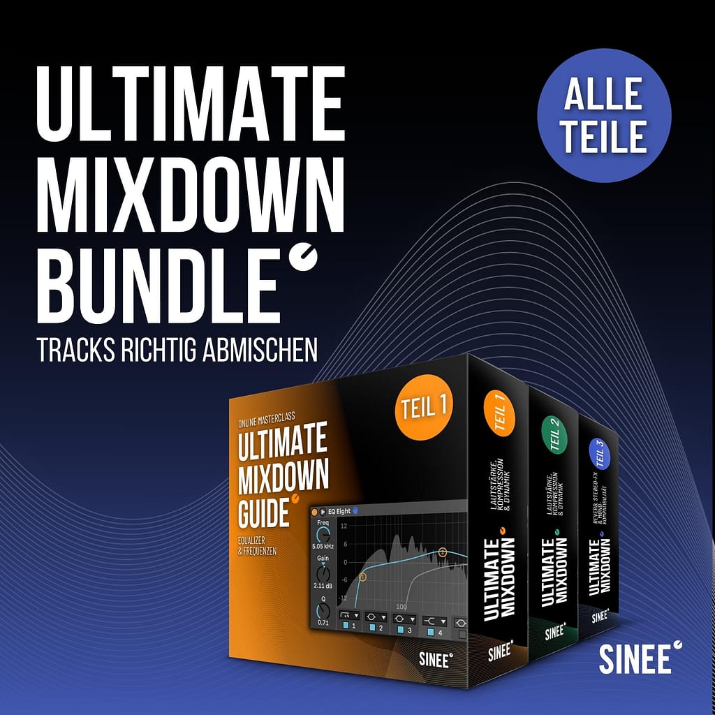 Jetzt Neu: Mixdown Guide Bundle - Der gesamte Mixdownprozess in einem Kurs Bundle 1