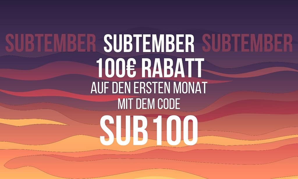 Subtember auf SINEE.de - Jetzt für die 6-Monatskurse einschreiben und 100€ sparen 1