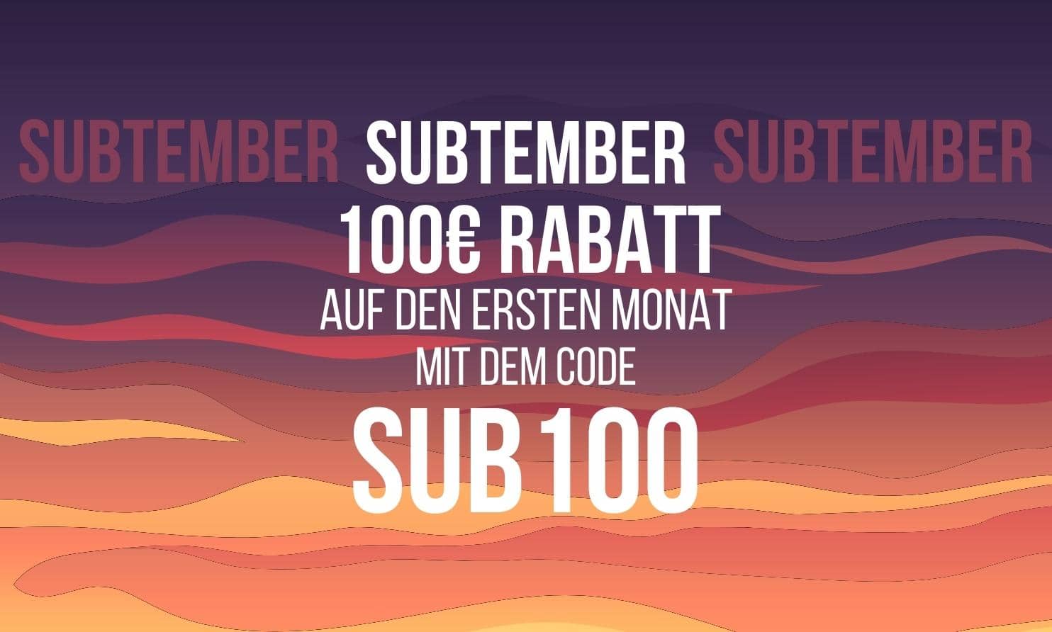 Subtember auf SINEE.de – Jetzt für die 6-Monatskurse einschreiben und 100€ sparen