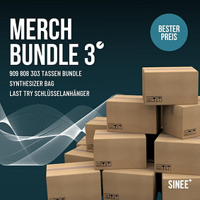 Merch Bundle 3 – Tassen Bundle, Synthesizer Bag, Schlüsselanhänger