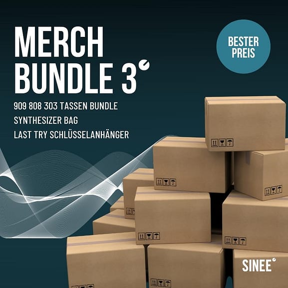 Merch Bundle 3 – Tassen Bundle, Synthesizer Bag, Schlüsselanhänger 1